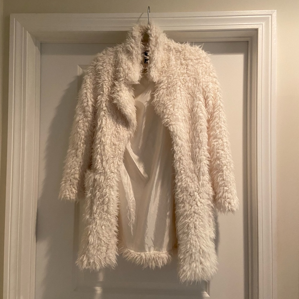 Shearling Coat with pockets!
